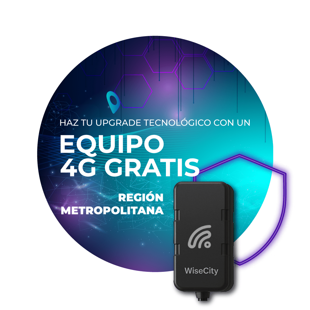 WiseCity – Nuevo GPS 4G con Plan Actual - Región Metropolitana - WiseCity Chile