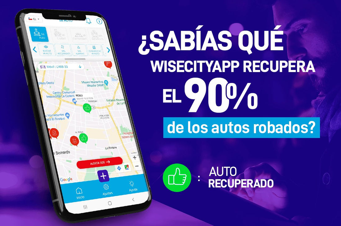 Wisecity recupera el 90% de vehículos robados en menos de 35 minutos - WiseCity Chile