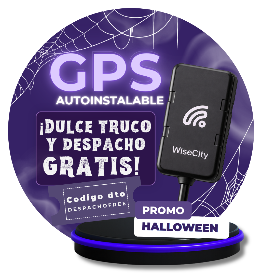 GPS Autoinstalable para Auto WiseCity | Despacho Gratis 🎃 Código Halloween: DESPACHOFREE | Plan Anual