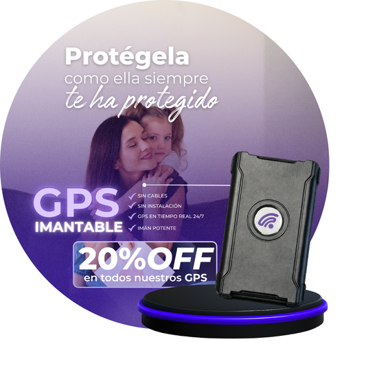 GPS WiseCity Inalámbrico | Plan Anual - 20% Día de la Madre 💜 - WiseCity Chile