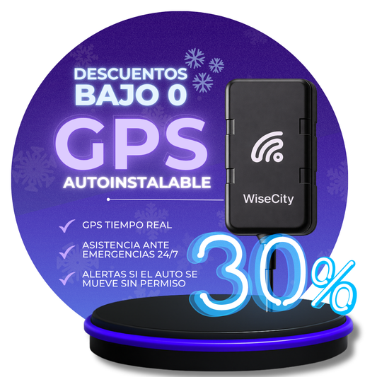 ❄️GPS WiseCity Autoinstalable | Plan Anual | Descuentos Bajo 0 - WiseCity Chile