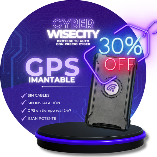 GPS WiseCity Inalámbrico | Plan Anual con 30% OFF Cyber | ÚLTIMOS DÍAS!!!