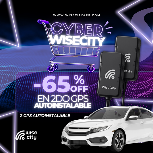⚡ CYBER WISECITY: Pack 2 GPS WiseCity Autoinstalables | Plan Anual | 65%OFF