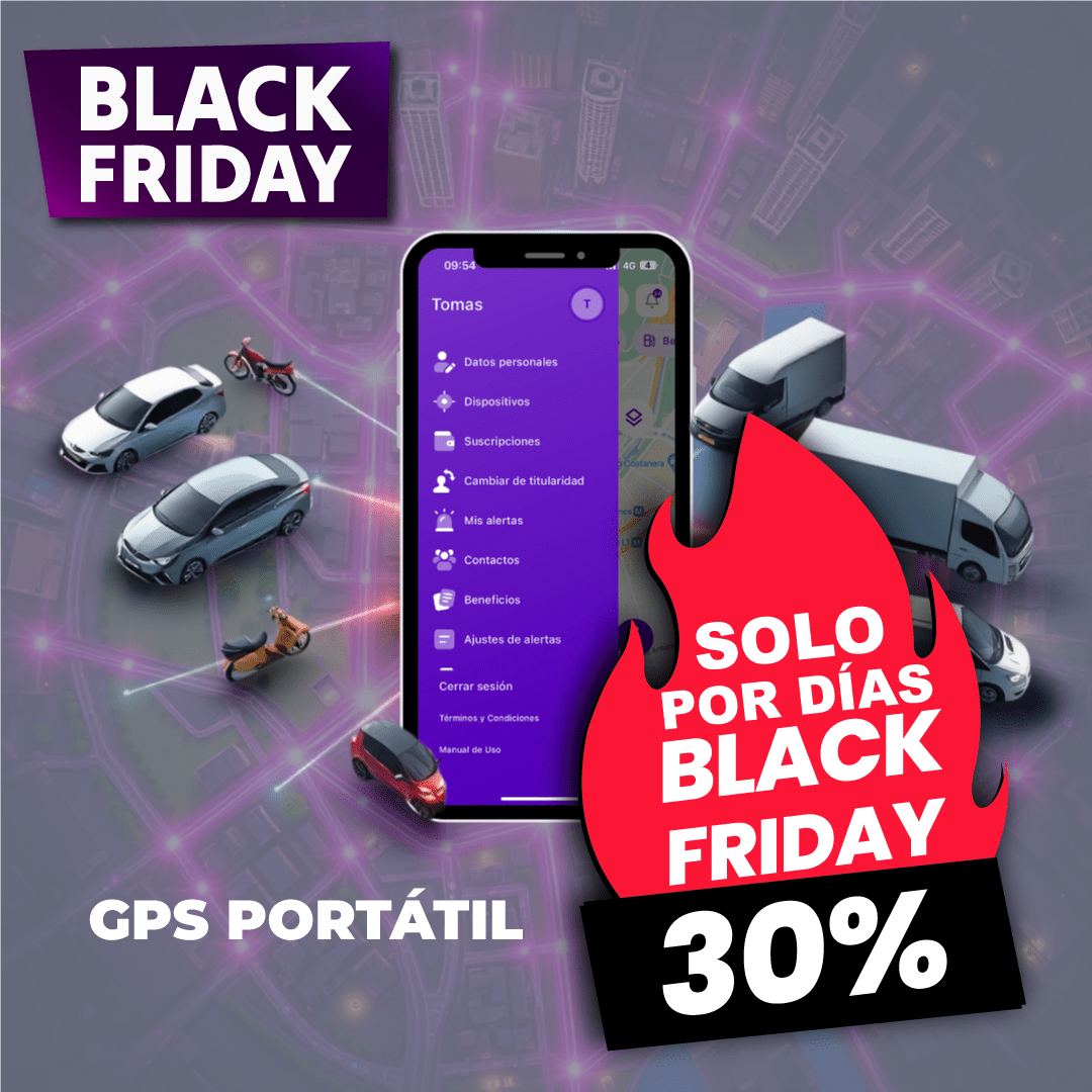 WiseCity GPS portátil e imantable, 30%OFF en Plan anual - Oferta Black - WiseCity Chile