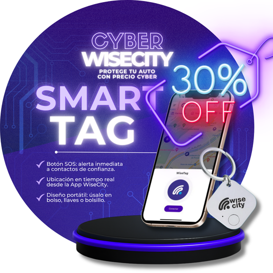 WiseTag Botón SOS Portátil | Plan Anual con 30% OFF Cyber | ÚLTIMOS DÍAS!!!